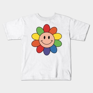LGBT daisy flower Kids T-Shirt